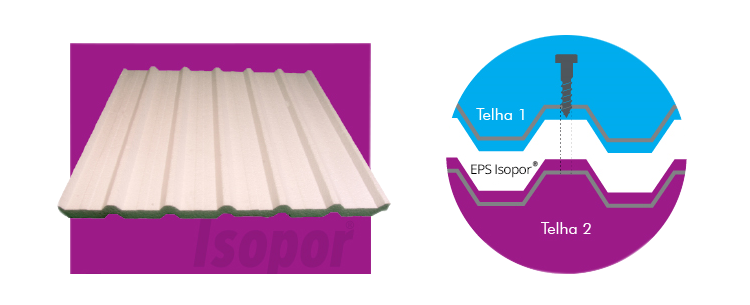 \Telhas térmicas em EPS Isopor®