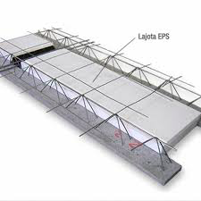 Figura 1: vista de encaixe das lajotas EPS nas vigotas