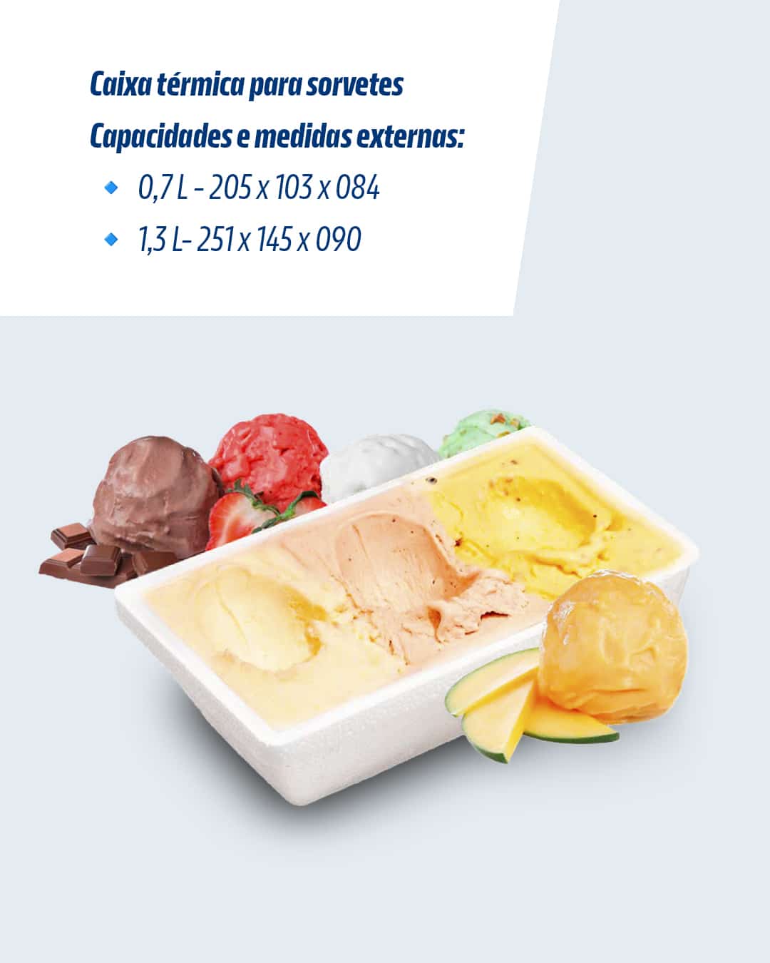 Caixas térmicas para sorvetes